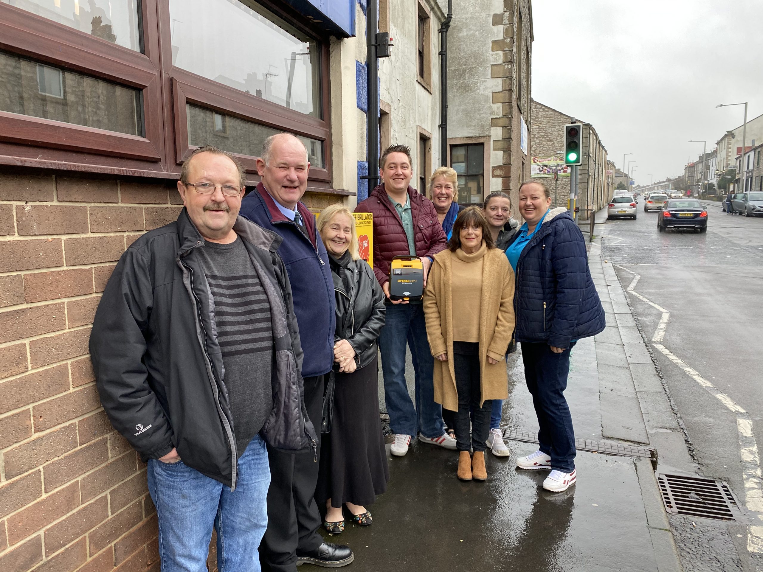 defibrillator handed over